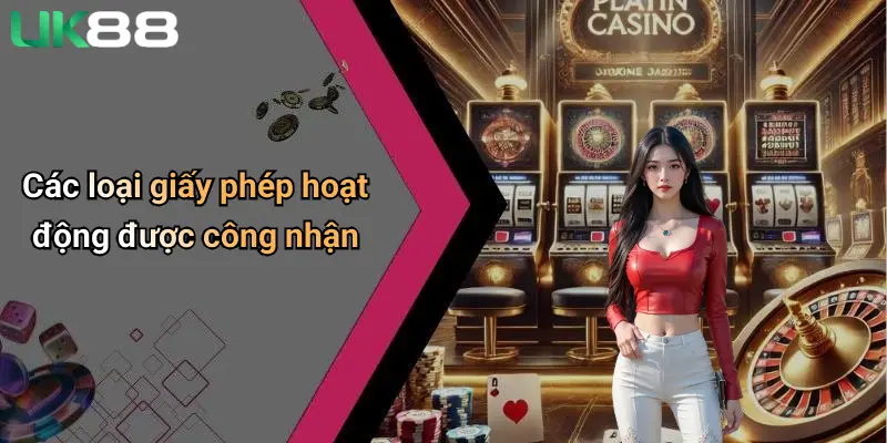 Giấy Phép Hoạt Động 3 Các loại giấy phép hoạt động được công nhận