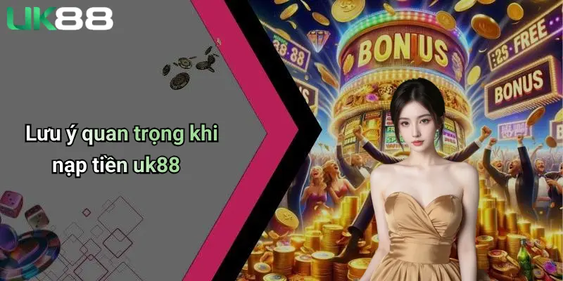 Nạp Tiền UK88 3 Lưu ý quan trọng khi nạp tiền uk88